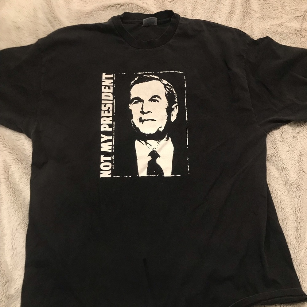 Vintage George W Bush Tshirt Y2K